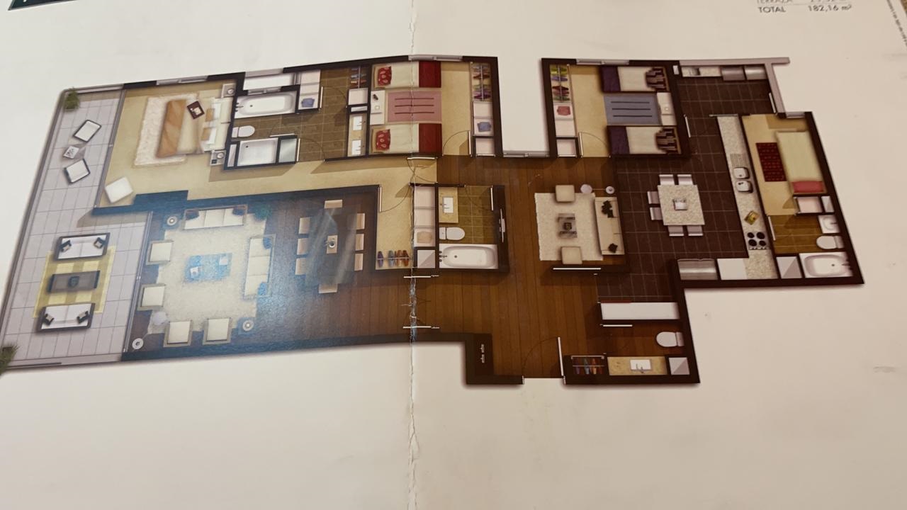 Venta Depto. 4 dormitorios, 4 baños , sala de estar